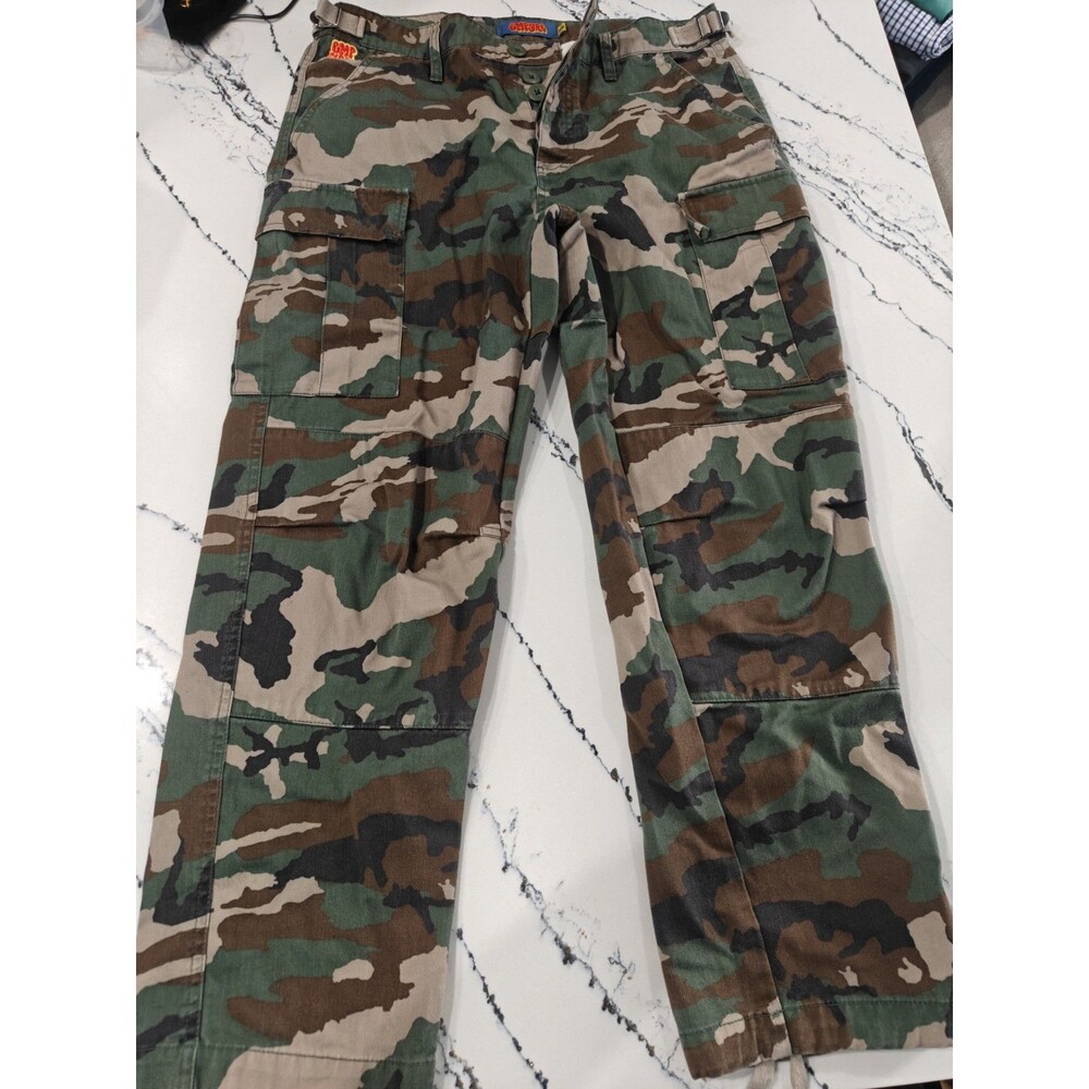 Empyre Relax Camo Cargo Pants Men's Size 30 Baggy Skate Y2K Woodland